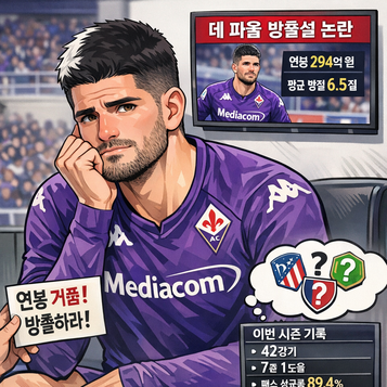 호드리고 데 파울, 방출설 [연봉 왜 받았나]